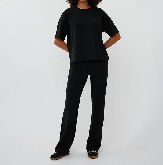 Esqualo - Selma Straight Leg Modal Trousers