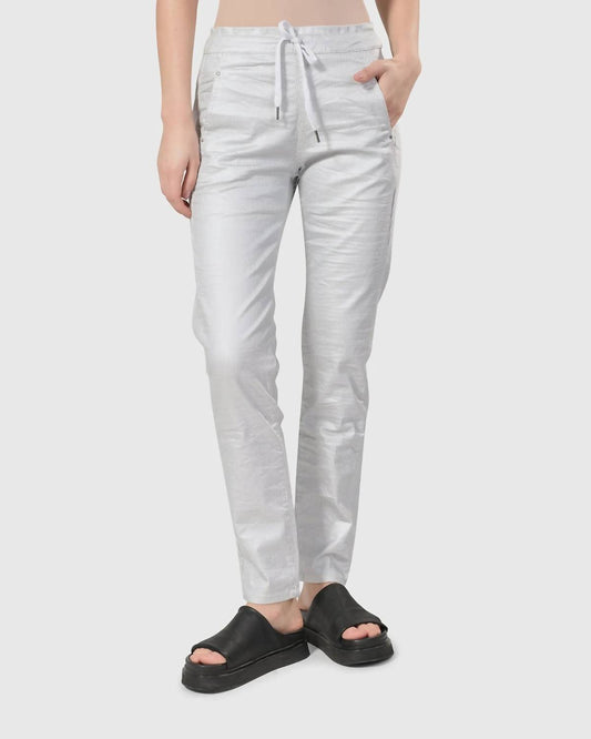 Alembika - Pinstripe Iconic Stretch Jeans