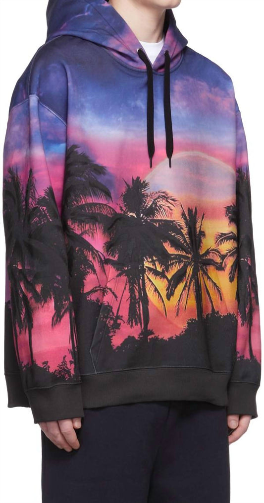 Valentino - All-over Printed Drawstring Hoodie