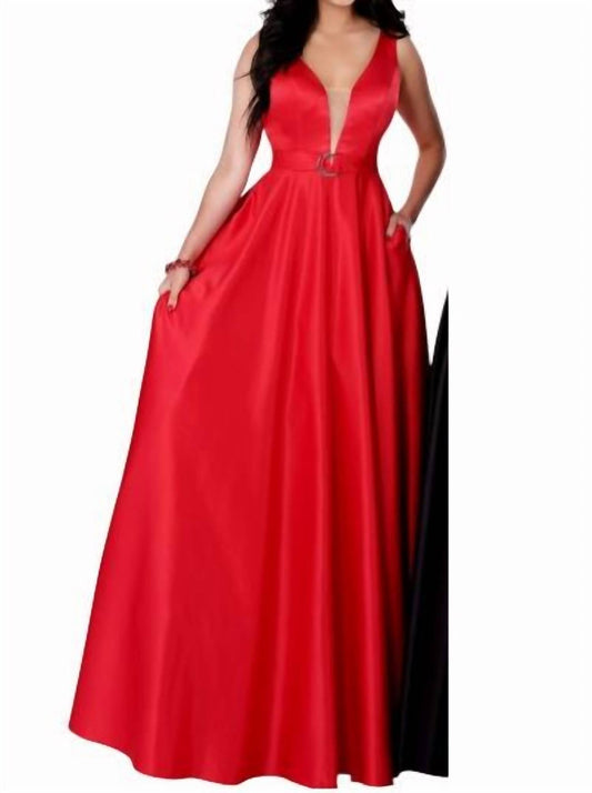 Karishma Creations - Satin Prom Dress