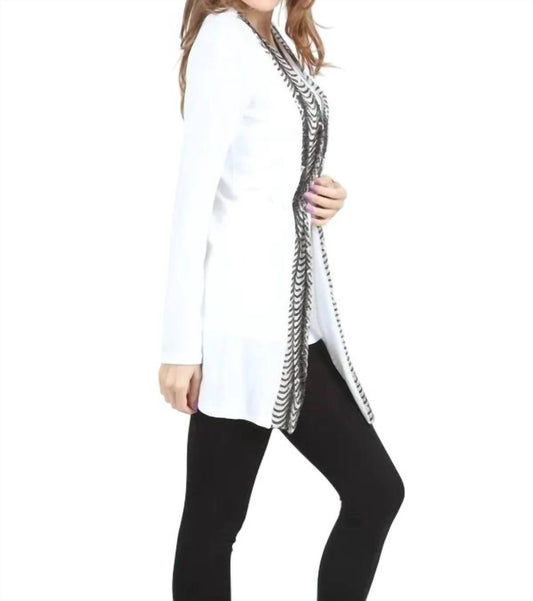 Vocal Apparel - Sequin Front Cardigan