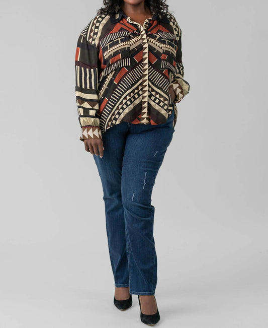 -Bl^Nk- - Sanna Long Sleeve Shirt - Plus