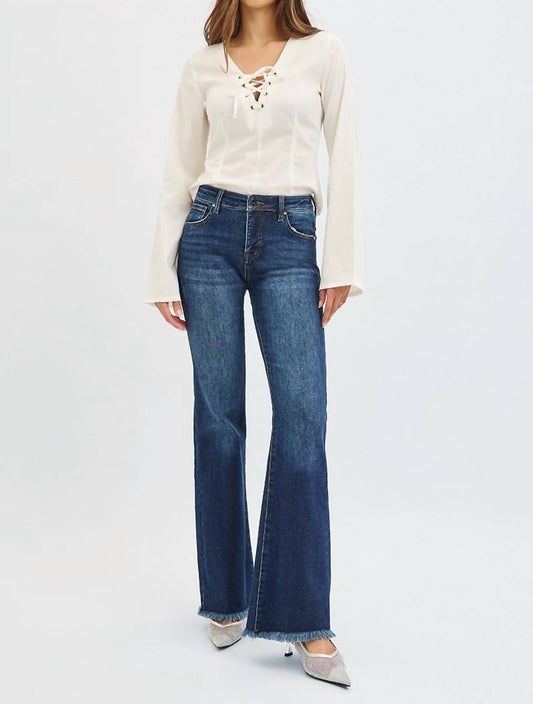 Risen - Tummy Control Mid Rise Flare Jeans