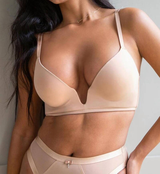 Pour Moi - Definitions U Wire Plunge Low Back Push-up Bra