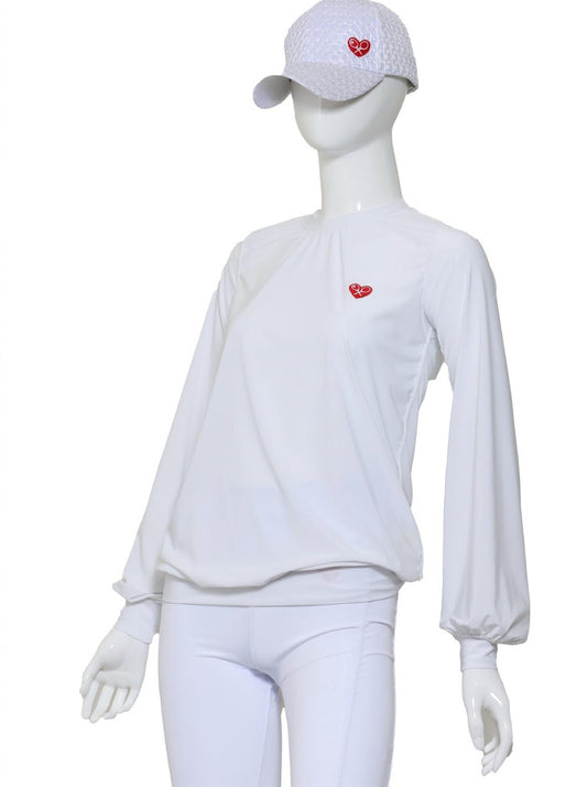 Love Love Tennis - Women's Long Sleeve Warm Up Top