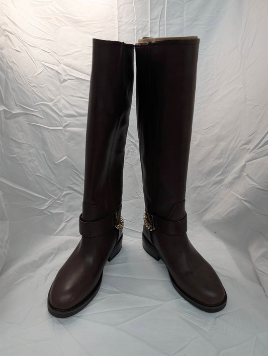 Aqua - Women's Riley Buckled Riding Boots