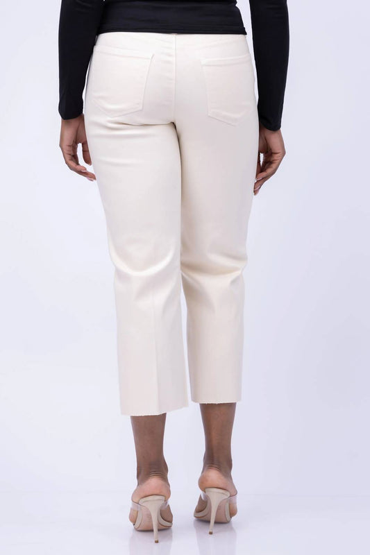 L'Agence - Wanda Coated Wide Leg Jeans