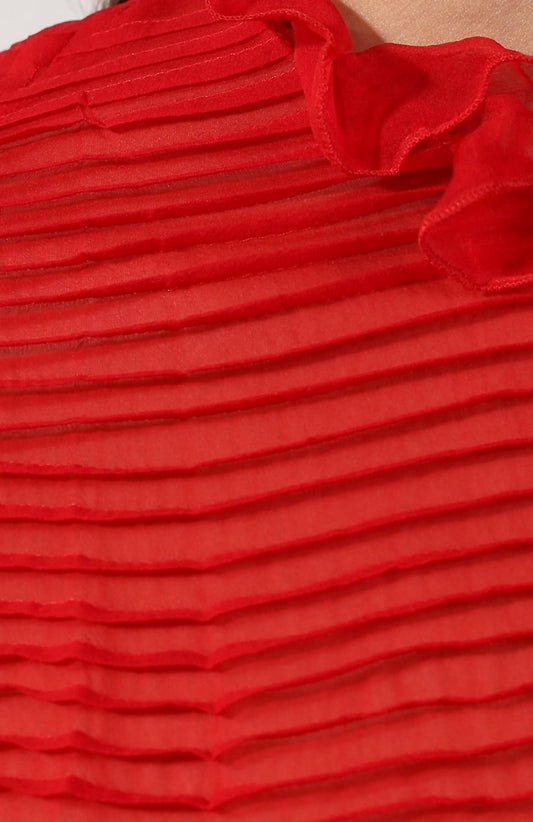 Valentino - Chiffon Ruffle Shirt