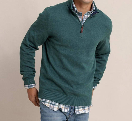 Southern Tide - Men's Oakatie Quarter Zip Sweater