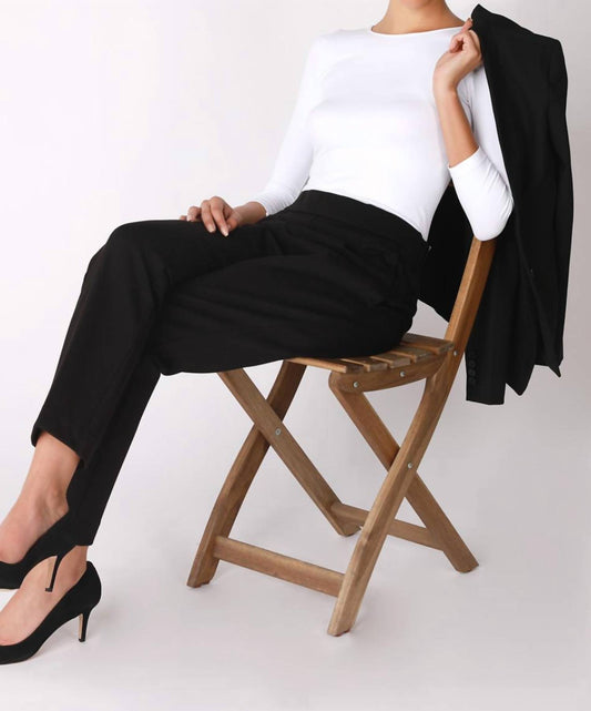 Nikibiki - 3/4 Sleeve Crew Neck Top