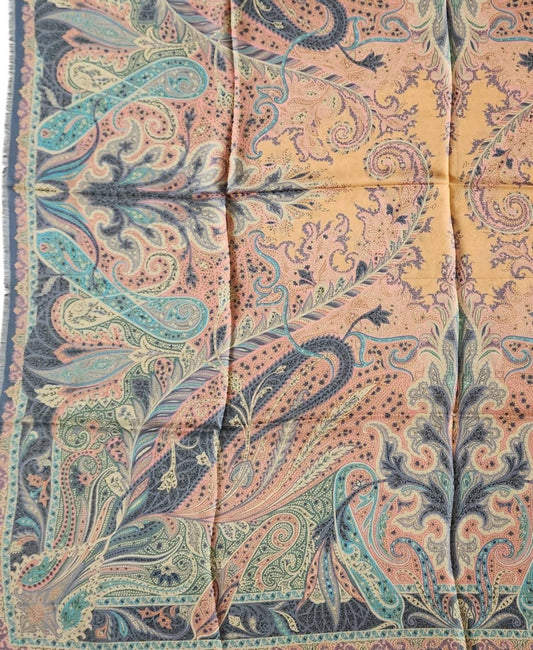 Etro - Women's Paisley & Floral Wool Blend Sheer Shawl Scarf