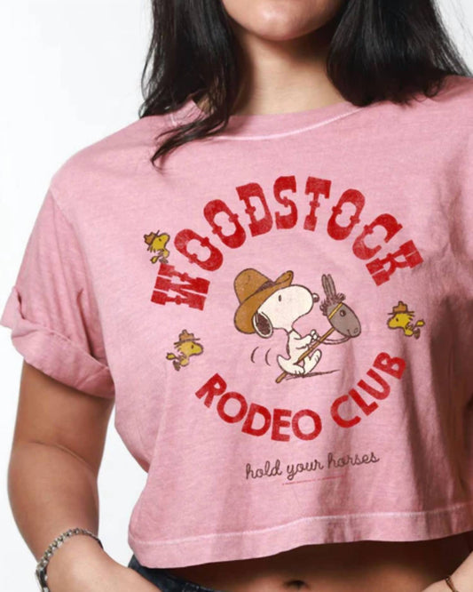 Girl Dangerous - Woodstock Rodeo Club Cropped Graphic Tee