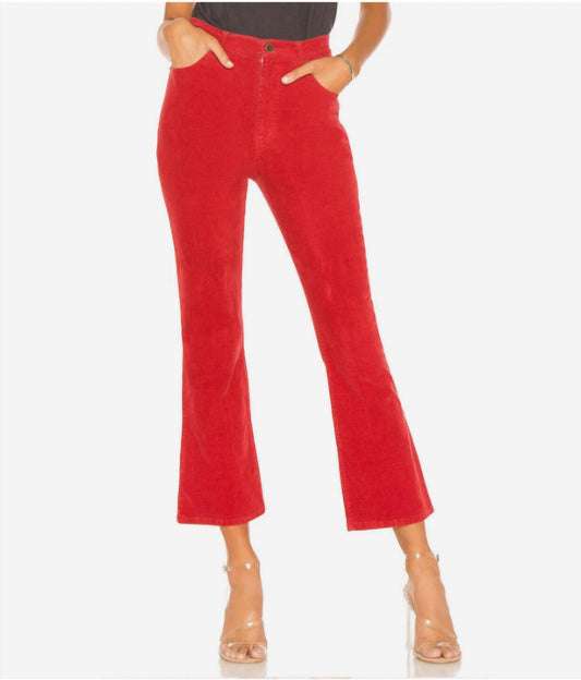 Pam & Gela - Corduroy Ankle Flare Pants