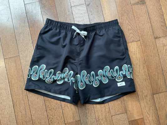 Bather - Men's Carbon Dizzy Boa Trunks