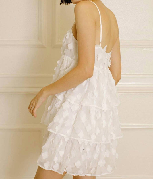 Storia - Clover Applique Mini Dress