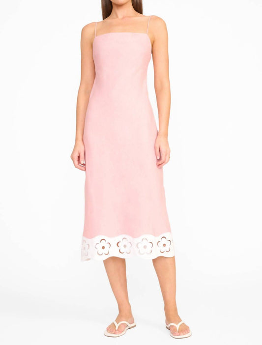 Staud - Palo Linen Midi Dress