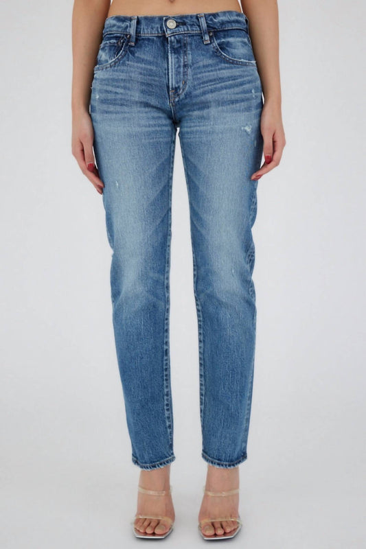 Moussy - Women's Mallard Slim Straight Mid-rise Jeans