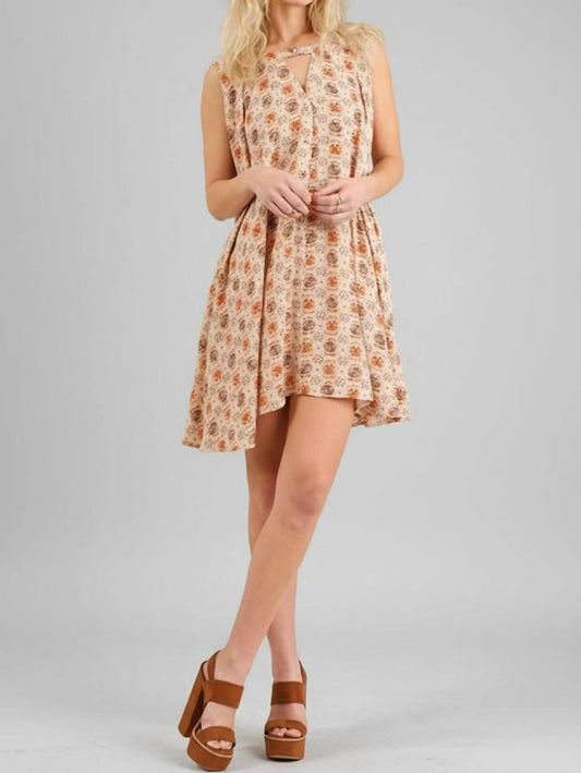 Umgee - Keyhole Swing Dress