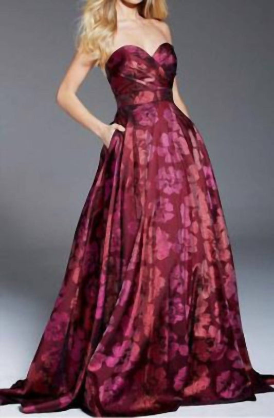 Jovani - Strapless Ballgown