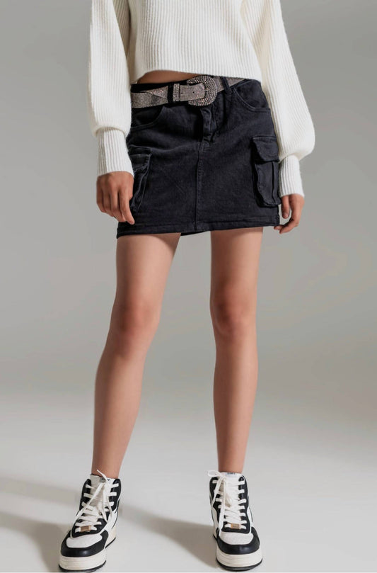 Cargo Mini Skirt