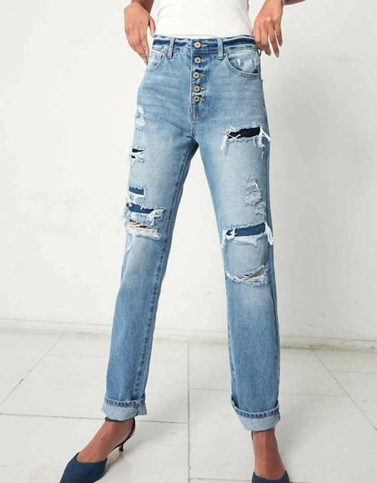 Kancan - High Rise Boyfriend Jeans