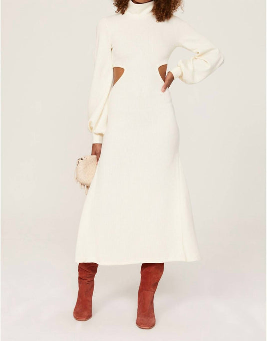 We Wore What - Cut Out Sweater Midi Dress
