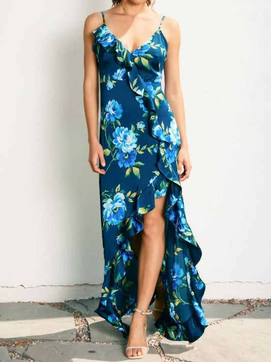 Dress Forum - Rebecca Ruffled Floral Maxi Dress