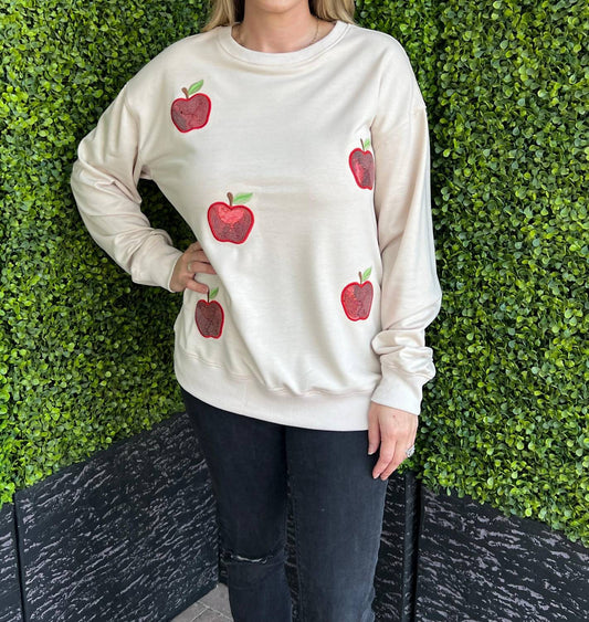 Jess Lea - Apple Orchid Sequin Sweatshirt