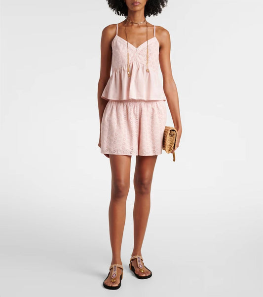 Velvet By Graham & Spencer - Aliah Eyelet Tank Top