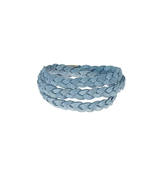 Story By Kranz & Ziegler - Men's Braided Suede Triple Wrap Bracelet