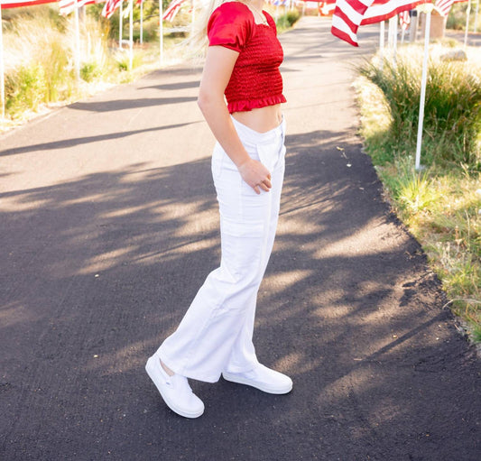 Tractr - Girl's Cargo Pocket Jeans