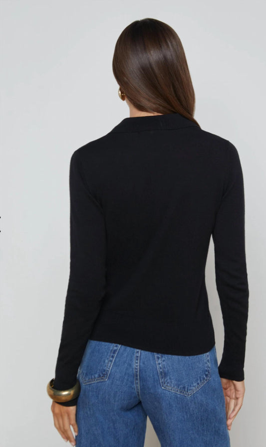 L'Agence - Sterling Collared Sweater