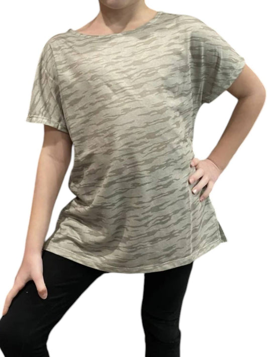 Hayden La - Girl's Printed Crossback Knit Tee