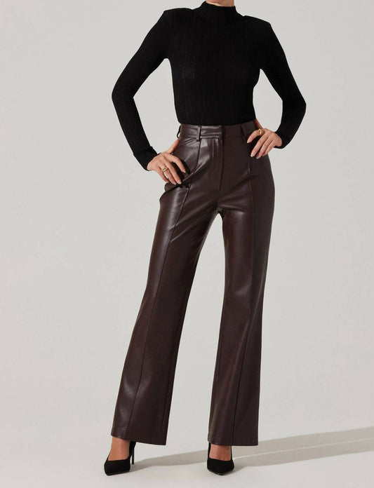 Astr - Vance Faux Leather Pants