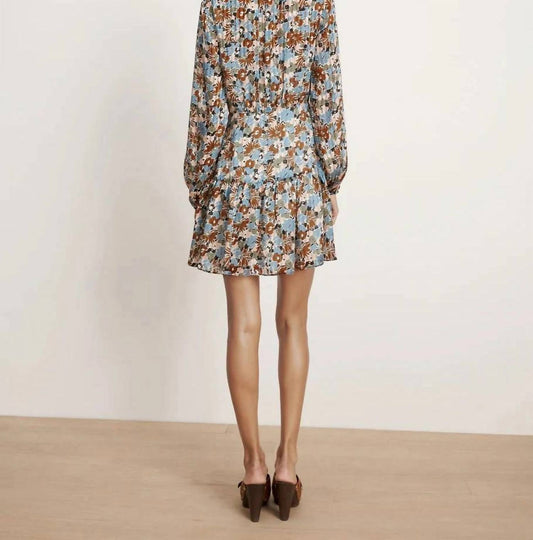 Veronica Beard - Nyjah Floral Long Sleeve Silk Minidress