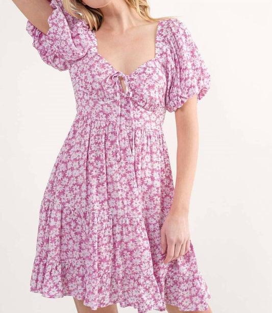 In The Beginning - Delicate Daisy Mini Dress