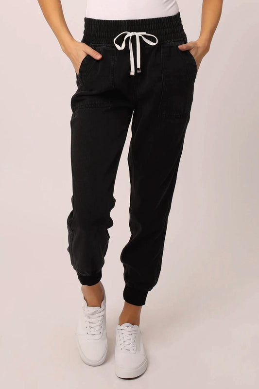 Jacey High Rise Jogger Pants