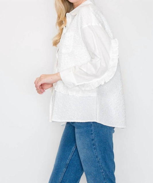 Joh - Walia Woven Textured Blouse