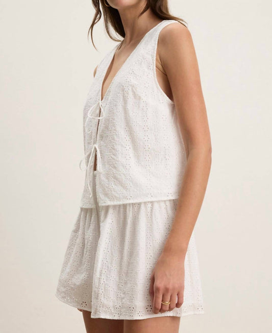 Velvet By Graham & Spencer - Ava Eyelet Top