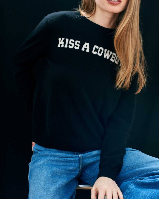 Jumper1234 - Cashmere Wool Kiss A Cowboy Crew Sweater