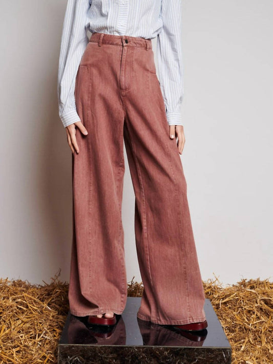Ghospell - High-waisted Wide Leg Jeans