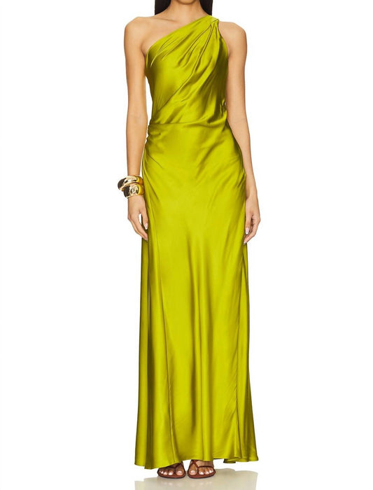 A.L.C. - Aster Satin One Shoulder Gown
