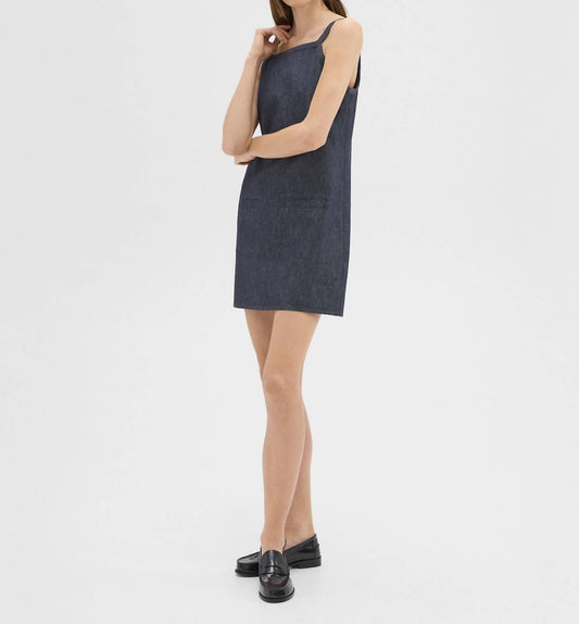 Theory - Square Neck Mini Dress