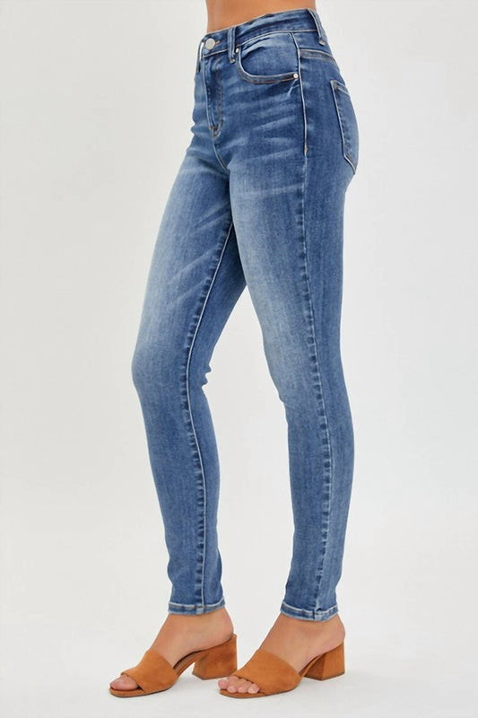 Risen - Mid Rise Skinny Jeans