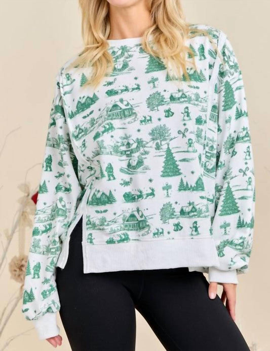 Mainstrip - Anabelle Holiday Toile Top