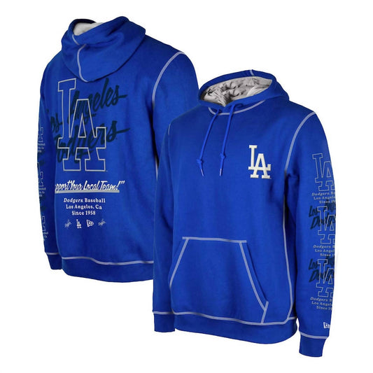 New Era - Men's Los Angeles Dodgers Team Split Pullover Hoodie