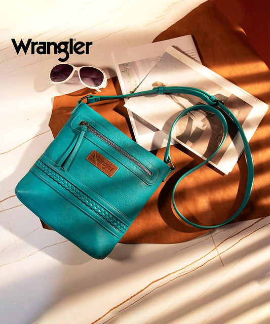 Wrangler - ZIPPERED CROSS STITCH CROSSBODY BAG
