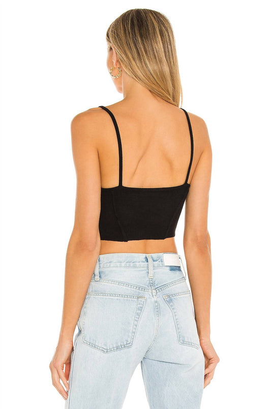 Atoir - Amalfi Raw-cut Hem Crop Top