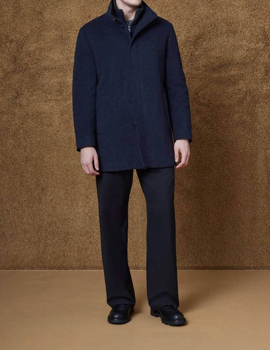 Cardinal Of Canada - Melange Wool & Cashmere Car Coat