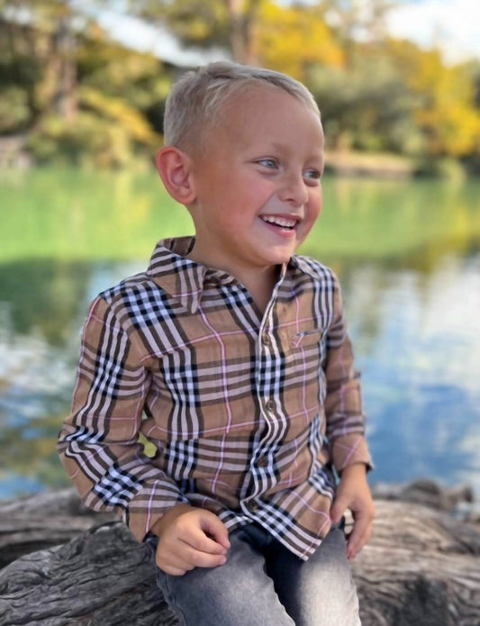 Me & Henry - Atwood Plaid Woven Shirt